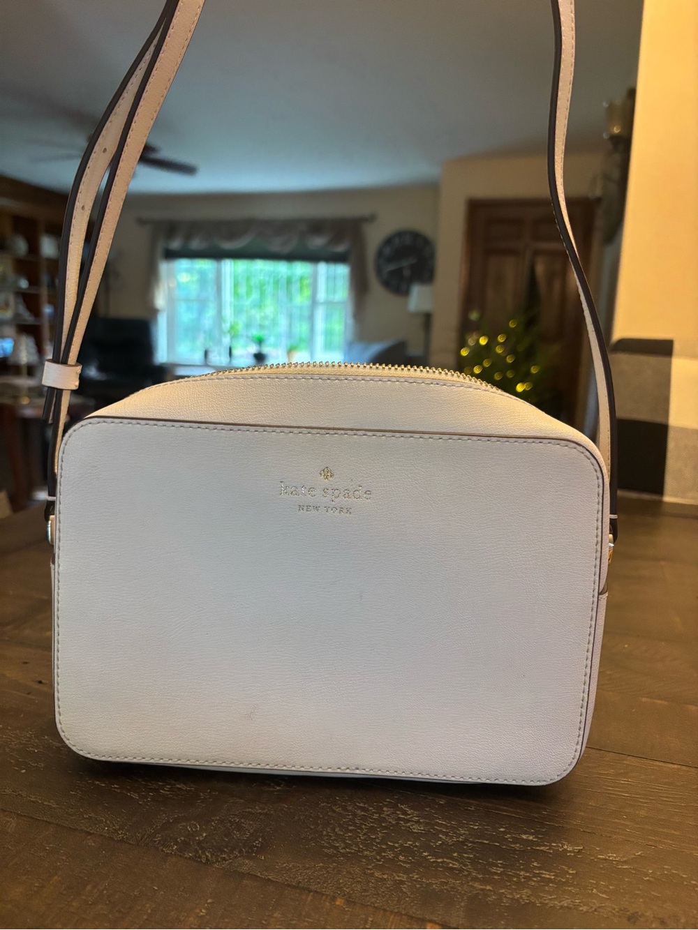 Kate Spade White Leather Crossbody Bag